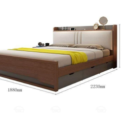 Giường gỗ công nghiệp 1m8x2m